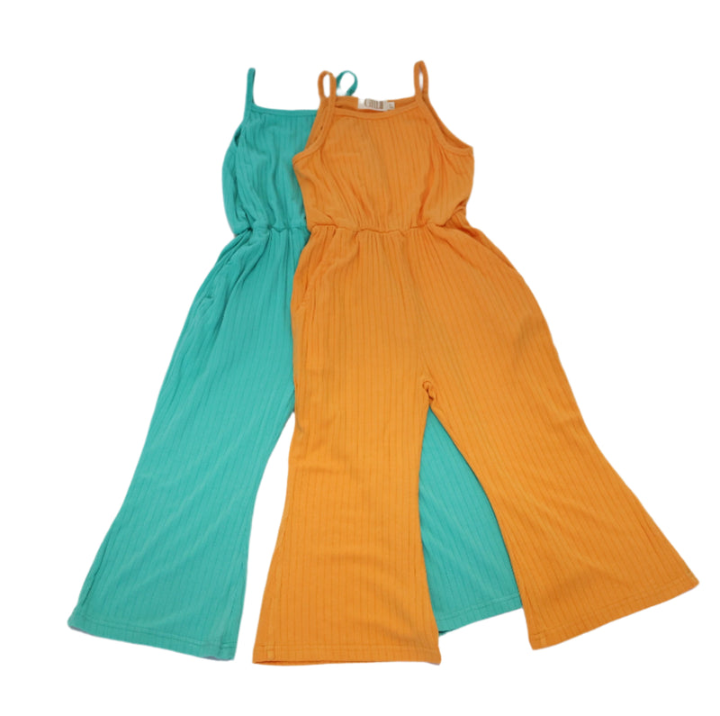 THX, It Has Pockets Romper - Orange