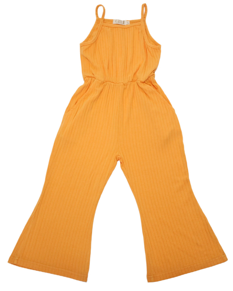 THX, It Has Pockets Romper - Orange
