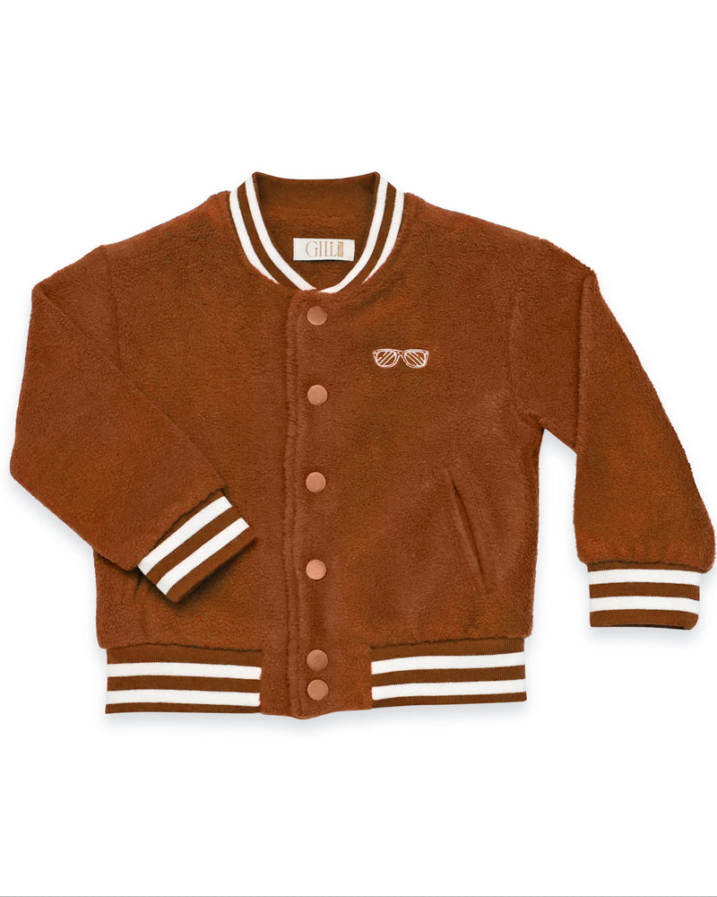 GILi Varsity Jacket - Tan