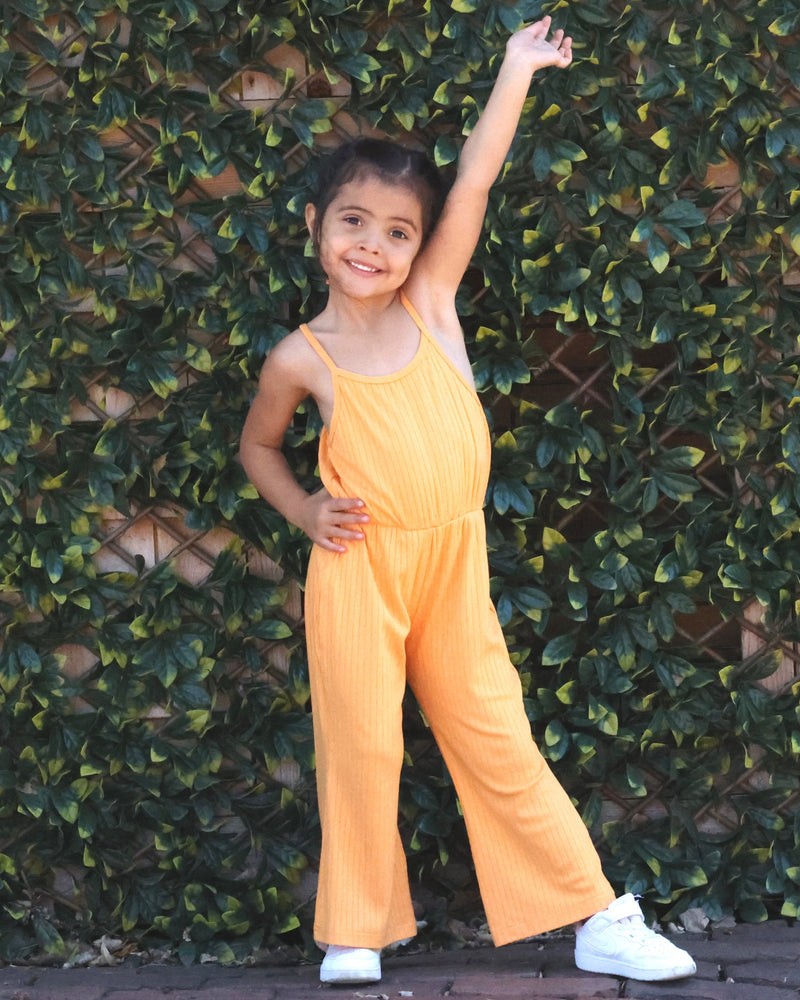 THX, It Has Pockets Romper - Orange