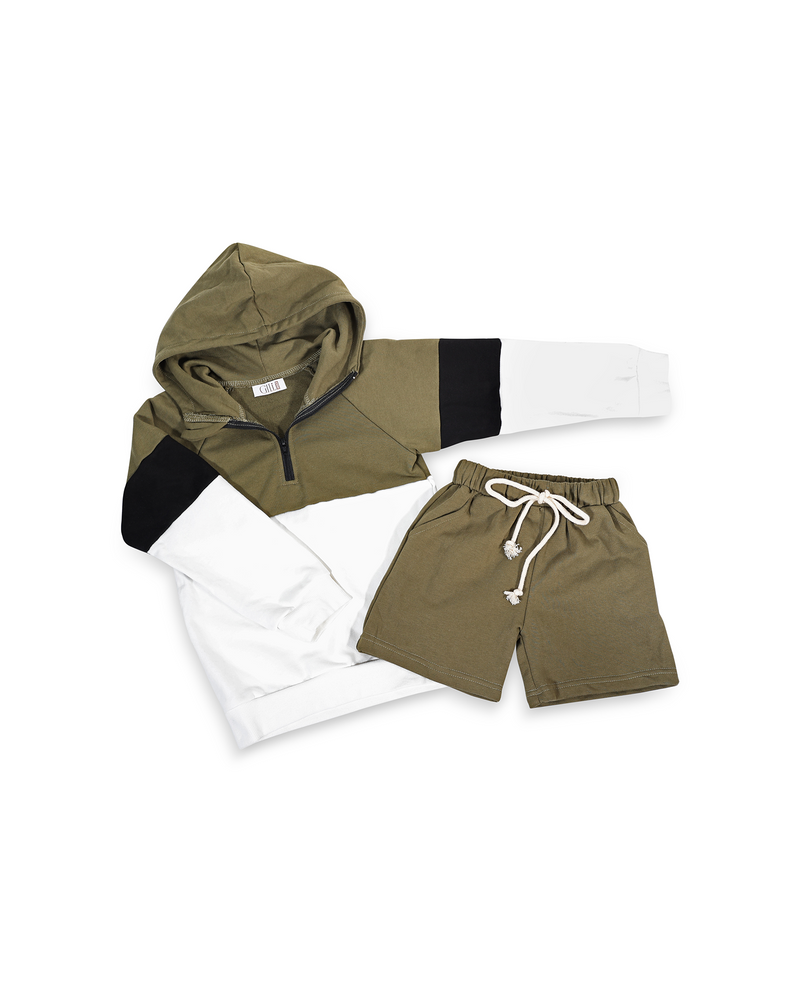 Tri-Color Drip Set - Army Green