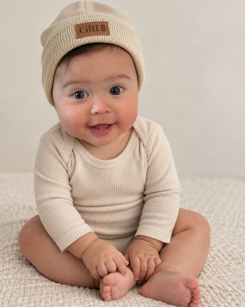 Snuggle Baby Beanies - Cream