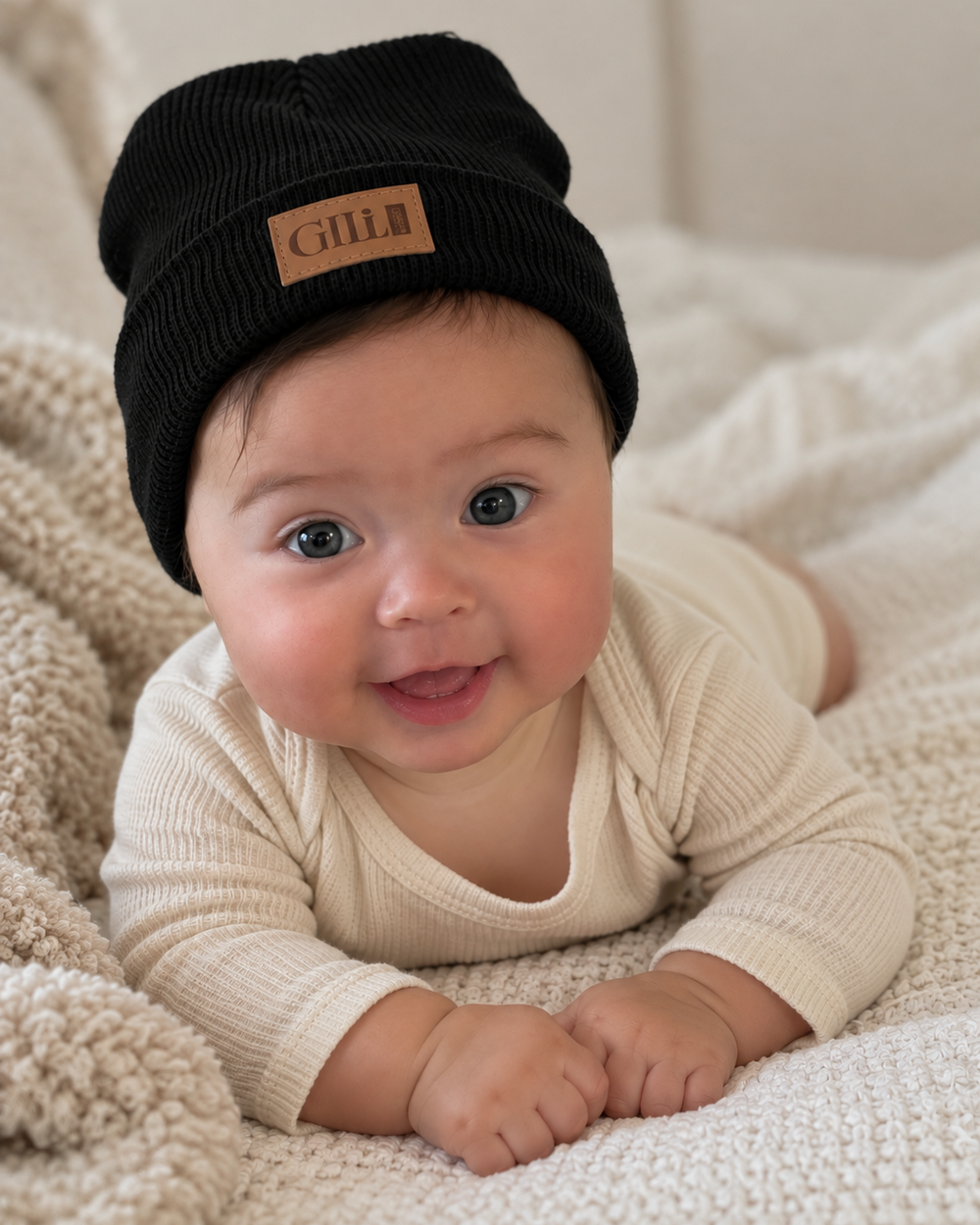 Snuggle Baby Beanies - Black