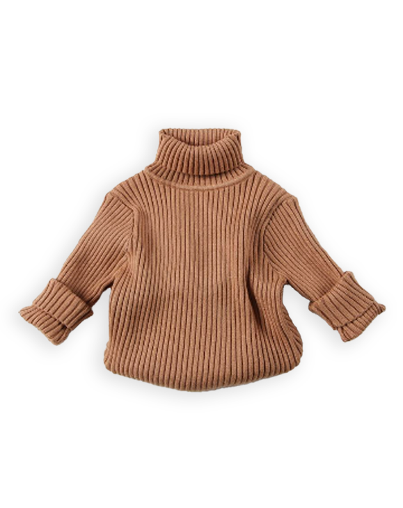 The Cloud Turtleneck Sweater - Brown