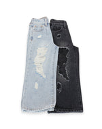 Fly Girl Distressed Denim - Light Wash