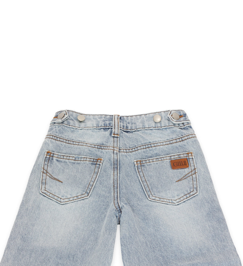 Fly Girl Distressed Denim - Light Wash