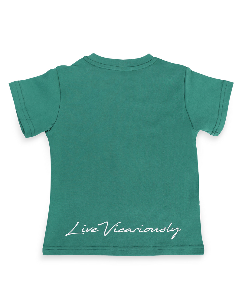 Live Vicariously Graphic Tee - Green