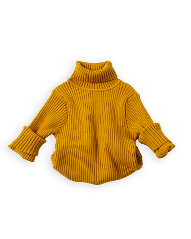 The Cloud Turtleneck Sweater - Mustard