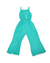 THX, It Has Pockets Romper - Turquoise