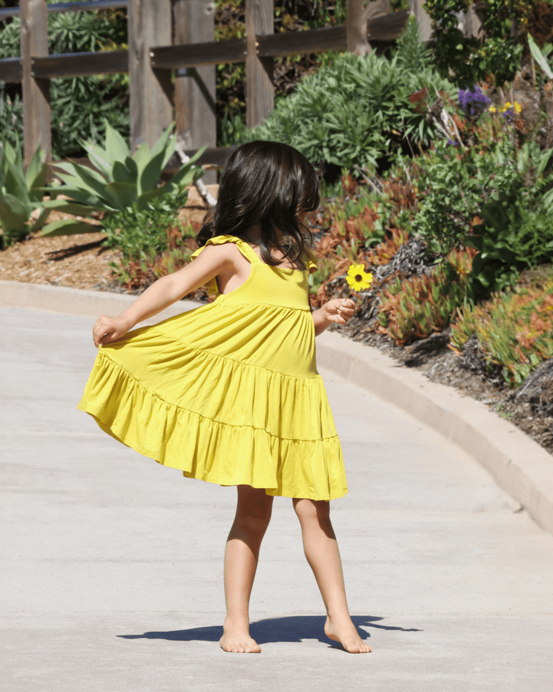 Earhart Dress - Mustard - GILi Guise