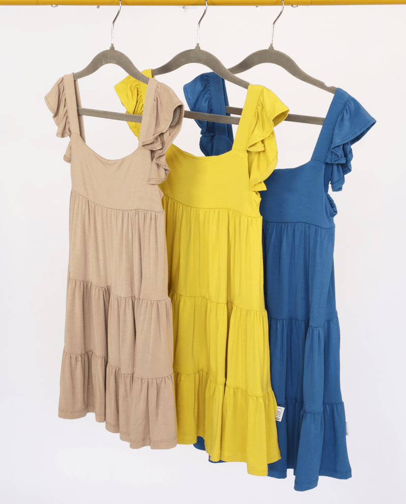 Earhart Dress - Mustard - GILi Guise