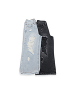Fly Girl Distressed Denim - Black - GILi Guise