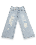 Fly Girl Distressed Denim - Light Wash - GILi Guise