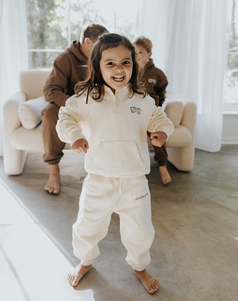 KIDS Family Sweat Set - Cream - GILi Guise