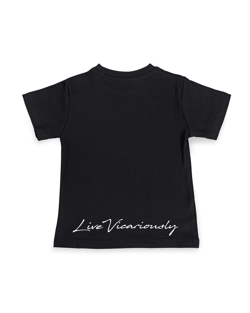 Live Vicariously Graphic Tee - Black - GILi Guise