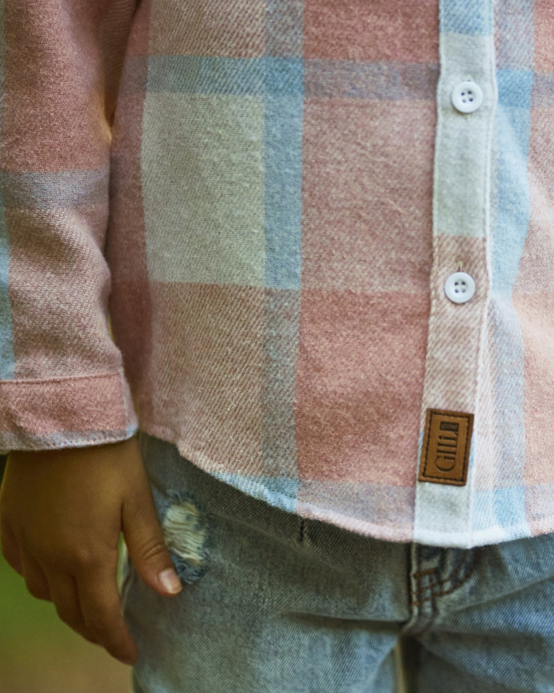 Loggers Flannel - Light Pink - GILi Guise