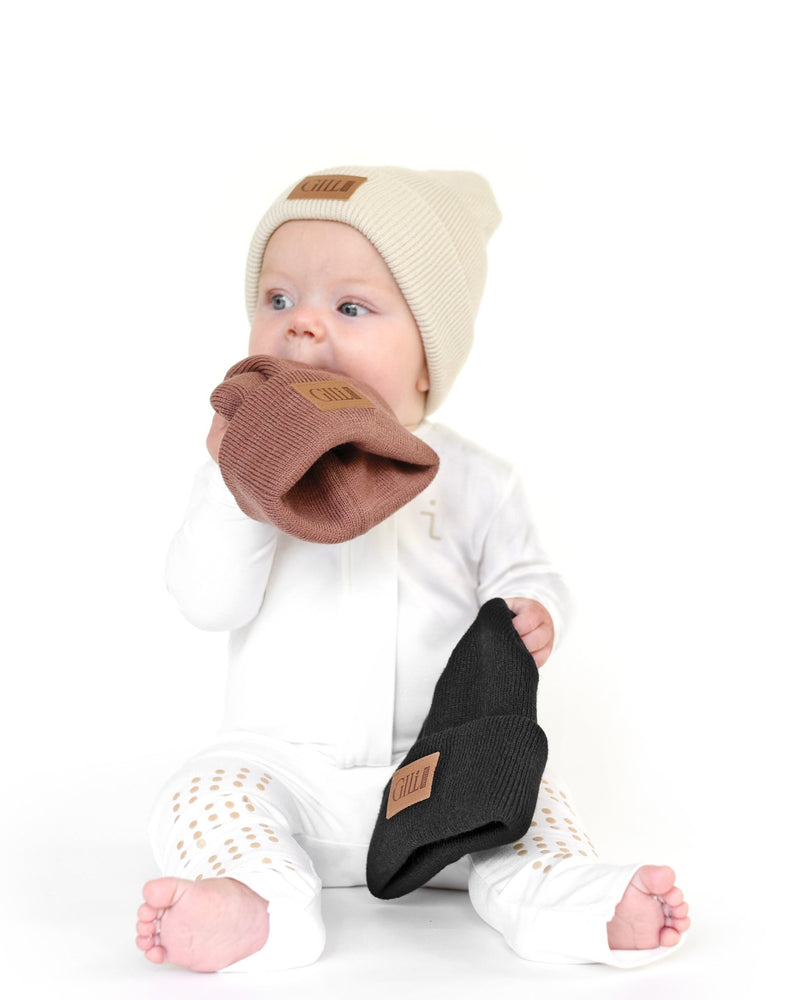 Snuggle Baby Beanies - Brown - GILi Guise
