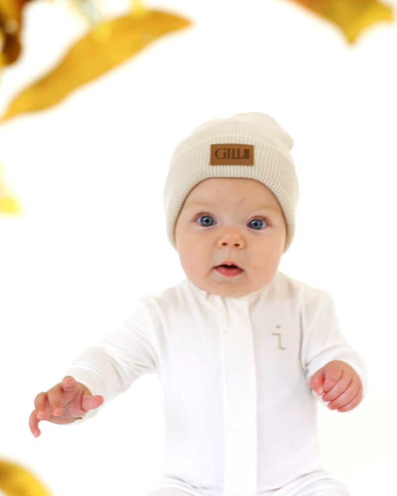 Snuggle Baby Beanies - Cream - GILi Guise