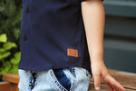 The Aero Shirt - Navy - GILi Guise