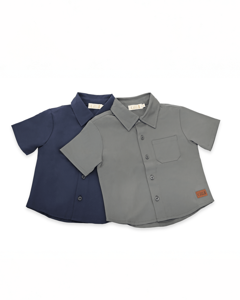 The Aero Shirt - Navy - GILi Guise
