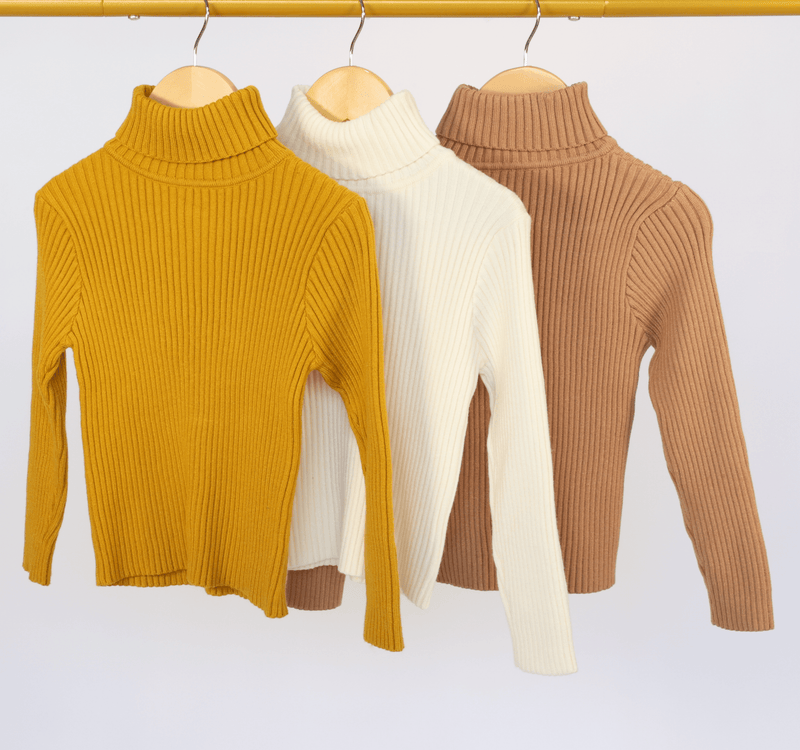The Cloud Turtleneck Sweater - Brown - GILi Guise