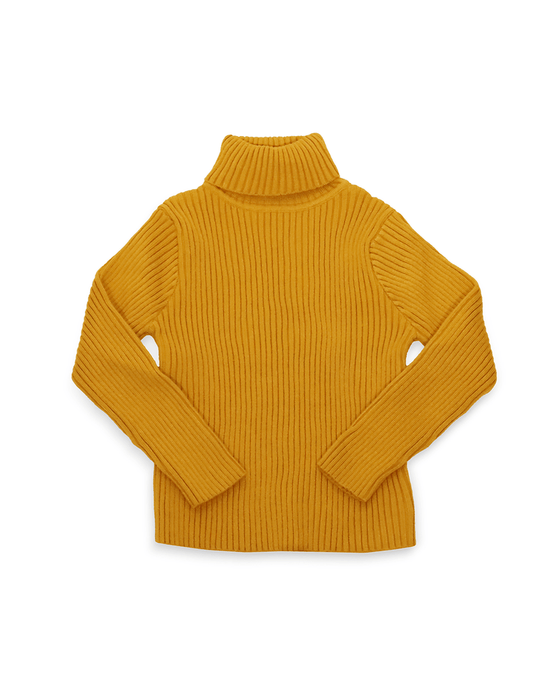 The Cloud Turtleneck Sweater - Mustard - GILi Guise