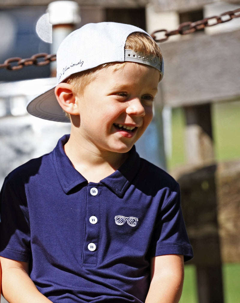 The YOLO POLO - Navy - GILi Guise