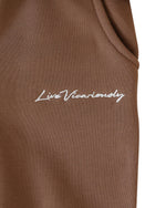 WOMENS Family Sweat Set - Brown - GILi Guise